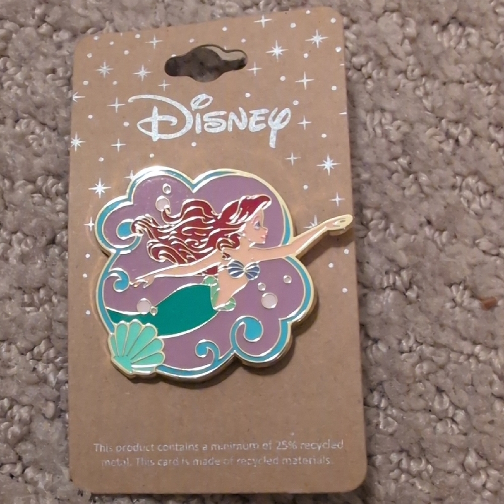 Disney Box Lunch Ariel Little Mermaid Enamel Pin
